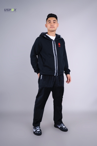 Bộ thể thao Nike Kyrie Full-Zip Hoodie Black (form Âu)