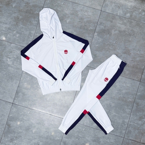 Bộ Hydrogen Tech FZ Hoodie White