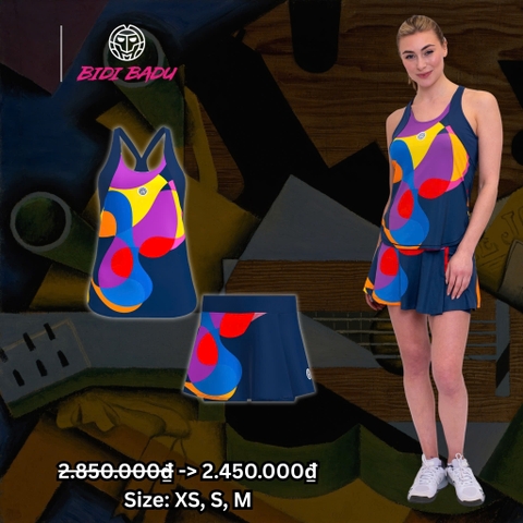 Bộ thể thao nữ Bidi Badu Twiggy Tank Dark Blue Mixed 2024