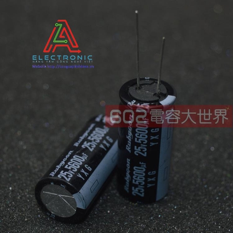 Tụ nhôm  25V5600UF 25v 18 * 40mm