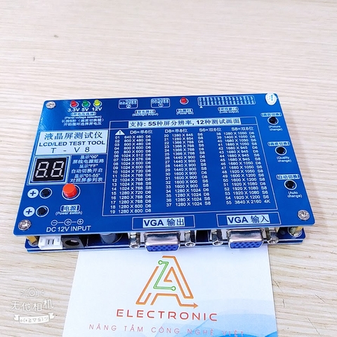 Bộ test Panel LCD/LED Test Tool T-V8 không kèm phụ kiện RK-160