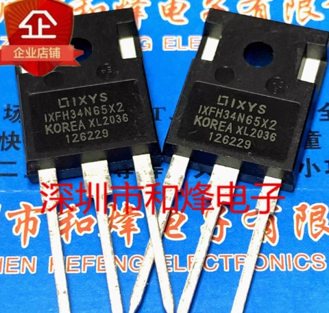 Mosfet IXFH34N65X2 34A 650V ( mới )