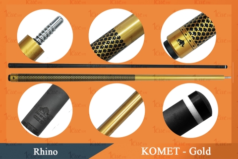 Cơ,Gậy Bi-a Phá Rhino KOMET Gold  | 1Cue.vn