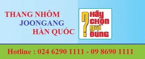 Thang nhôm hàn quốc hãy Chọn giá đúng