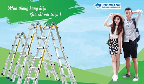 Joongang Ladder  chiếm lĩnh thị trường thang nhôm Việt nam
