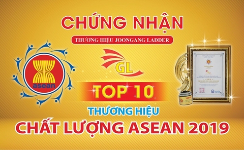 Thang nhôm Joongang vào Top 10 nhãn hiệu chất lượng Asean năm 2019