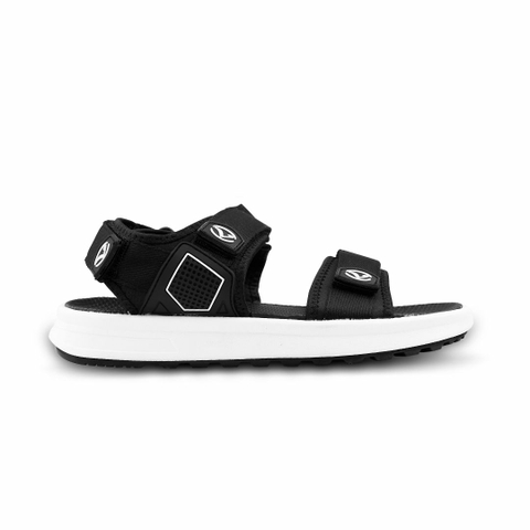 Sandal nam nữ unisex Rova 2 quai ngang RV2205B màu đen