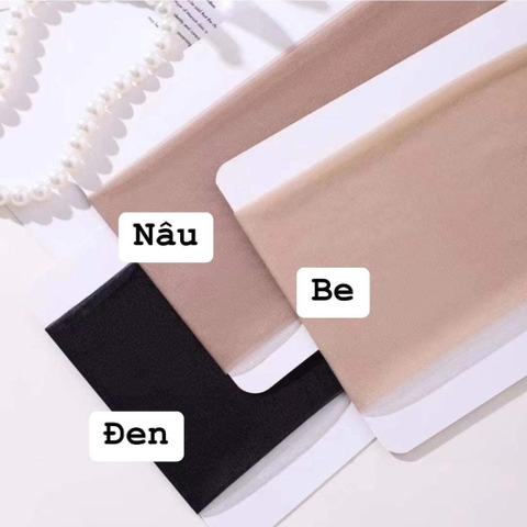 Combo 3 quần tất giấy đen-nâu-be cho nữ