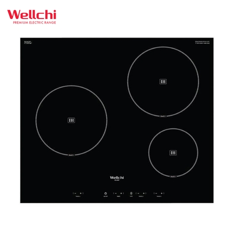 Bếp từ cao cấp 3 bếp Wellchi KRI-3850 Hàn Quốc