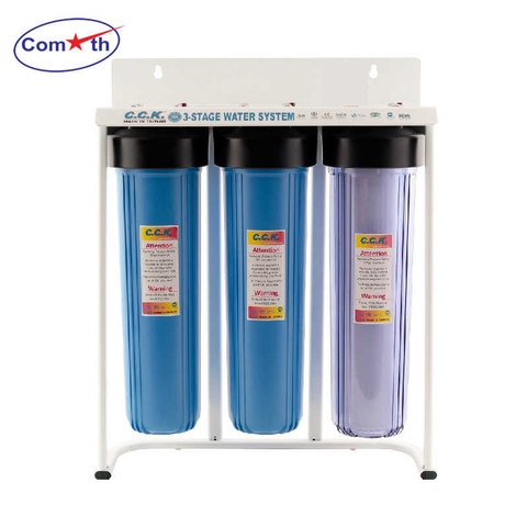 Bộ lọc tổng 3 cấp CCK Đài Loan 3 Stages Water Filter (cốc số 1 trong)