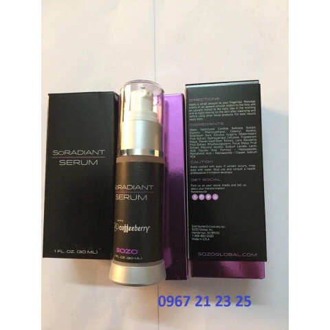 Soradiant serum trắng da xóa nhăn hiệu quả