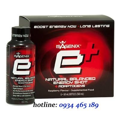 Sản phẩm cung cấp năng lượng e+ của Isagenix