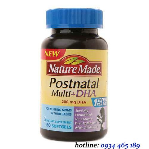 Postnatal Multi DHA vitamin dành cho phụ nữ cho con bú