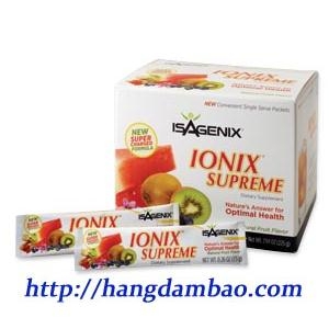 Ionix Supreme Isagenix chống lão hóa giảm căng thẳng