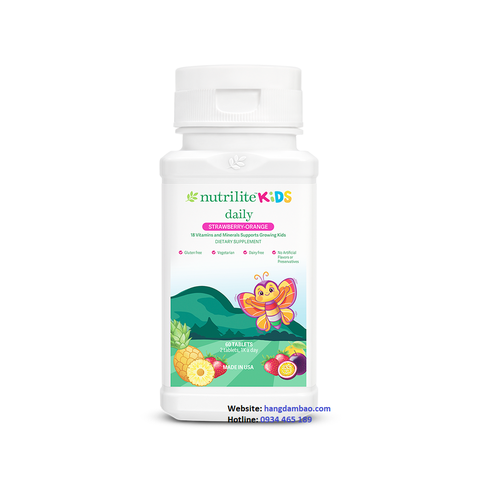 Nutrilite KiDS Daily – Hỗ Trợ Phát Triển Xương Và Mắt Ở Trẻ Em