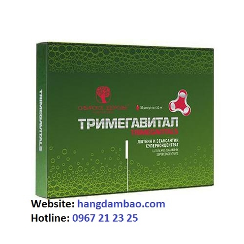 Thực phẩm chức năng Trimegavitals. Lutein and Zeaxanthin Superconcentrate