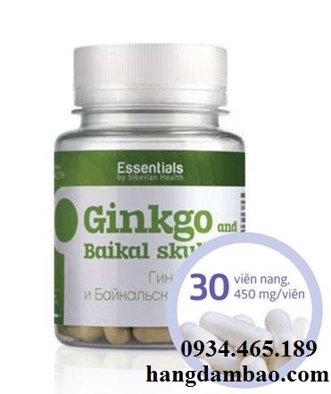 Thực phẩm lưu thông máu não Essentials Ginkgo and Baikal scullcap