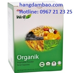 WELL 3 ORGANIK CNI BỘT RAU XANH HỮU CƠ