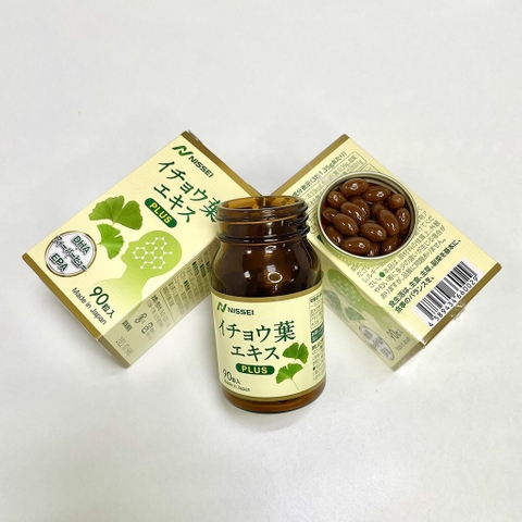 Viên bổ não Ginkgo Leaf Extract Plus 90 Viên