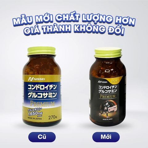 Viên Bổ Xương Khớp Chondroitin Glucosamine Premium 1610mg 270 Viên