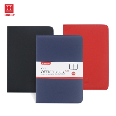 Sổ da B5 Hồng Hà Office book Plus 200 trang - 4634