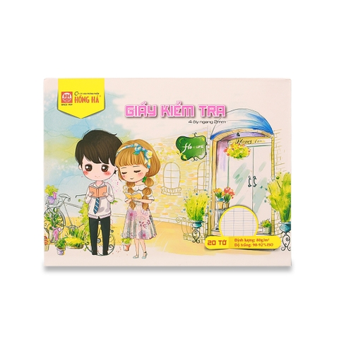 Giấy Kiểm Tra 4 Ly Ngang Chibi 4937