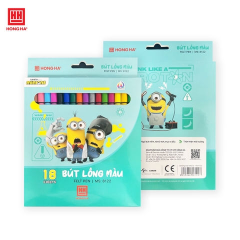 Bút lông màu Minions 18 màu - 8122