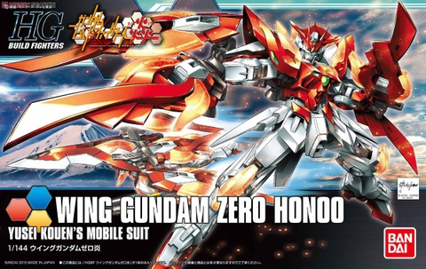 Mô Hình Gundam HG WING ZERO HONOO HGBF Bandai 1/144 Build Fighters Đồ Chơi Lắp Ráp Anime Nhật