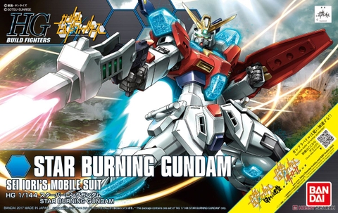 Mô Hình Gundam HG Star Burning 1/144 Bandai HGBF Build Fighters Try Đồ Chơi Lắp Ráp Anime Nhật