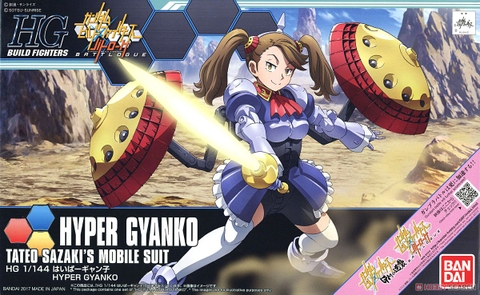 Mô Hình Gundam HG Hyper Gyanko Bandai 1/144 HGBF Build Fighters Đồ Chơi Lắp Ráp Anime Nhật
