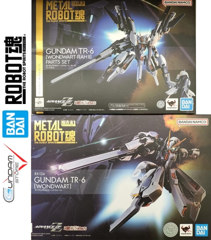Mô Hình Metal Robot Damashii Gundam TR-6 [Wondwart] & Weapon Parts Set Đồ Chơi Lắp Ráp Anime Nhật