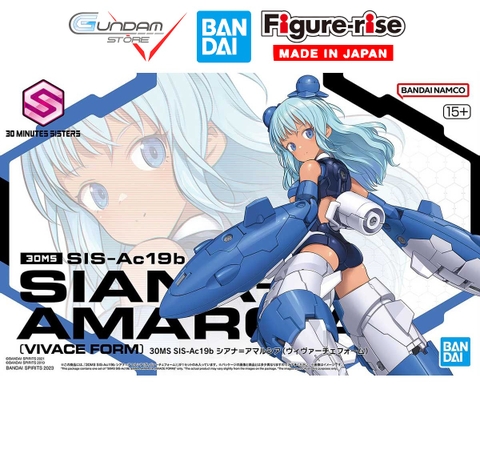 Mô Hình Lắp Ráp HG Siana Amarcia Vivace Form 30MS Bandai 30 Minutes Sisters Đồ Chơi Anime Nhật