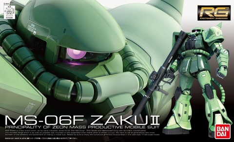 Mô Hình Gundam RG ZAKU 2 MS-06F UC Bandai Real Grade 08 1/144 Đồ Chơi Lắp Ráp Anime Nhật