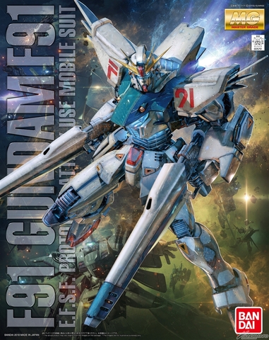 Mô Hình Gundam MG F91 2.0 1/100 Bandai Master Grade Uc Đồ Chơi Lắp Ráp Anime Nhật