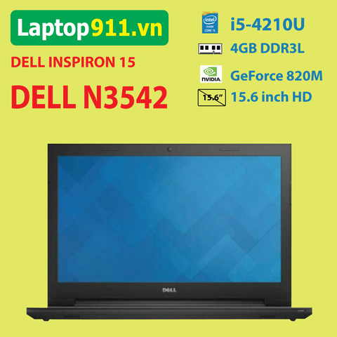 Laptop Dell inspiron 3542