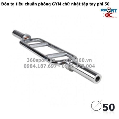 Đòn tạ chữ nhật tập tay phi 50 phòng GYM