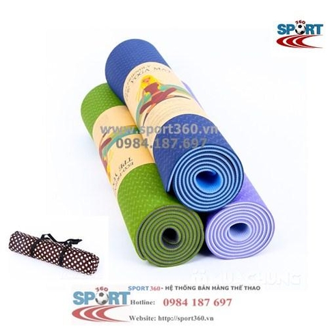 Thảm tập yoga cao cấp 2 lớp