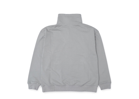 HTAG HOODIE NECKLINE ZIP-UP - GREY