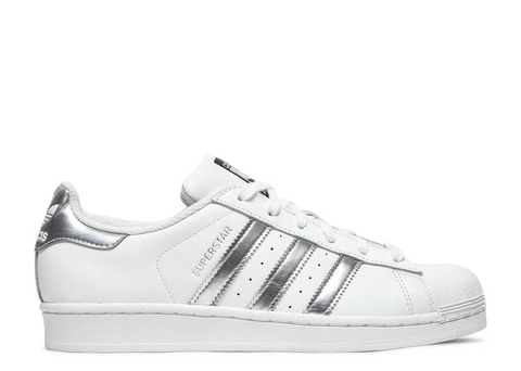 SuperStar 'White Silver Metallic'