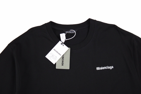 BLCG double B logo embroidered short sleeves Black