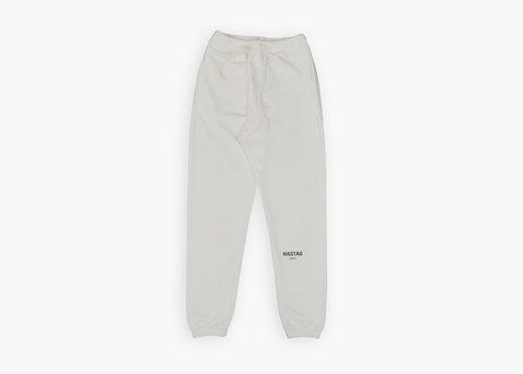 HTAG SWEATPANT - WHITE