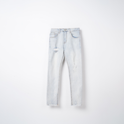 Jeans rách - Blue White