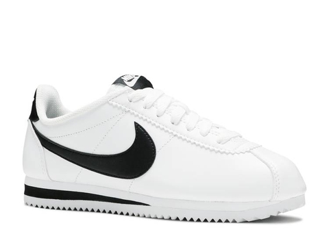 WMNS CLASSIC CORTEZ LEATHER 'WHITE BLACK'