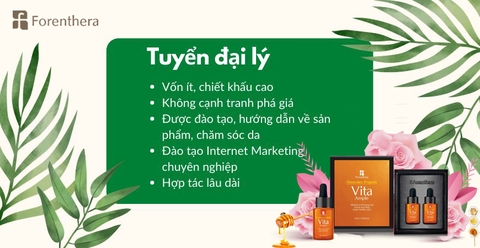 Forenthera – Tuyển đại lý kinh doanh Mỹ phẩm Online chiết khấu cao