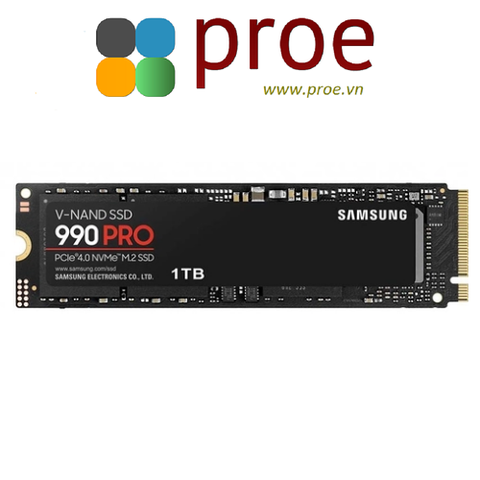 SSD Samsung 990 Pro 1TB PCIe Gen 4.0 x4 NVMe V-NAND M.2 2280 MZ-V9P1T0BW