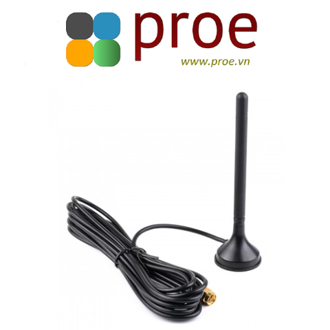 LPWA Outdoor Waterproof Antenna, 5dBi High gain with magnetic base, LoRa Antenna, 4G/3G/2G/LPWA Support, options for Frequency Version