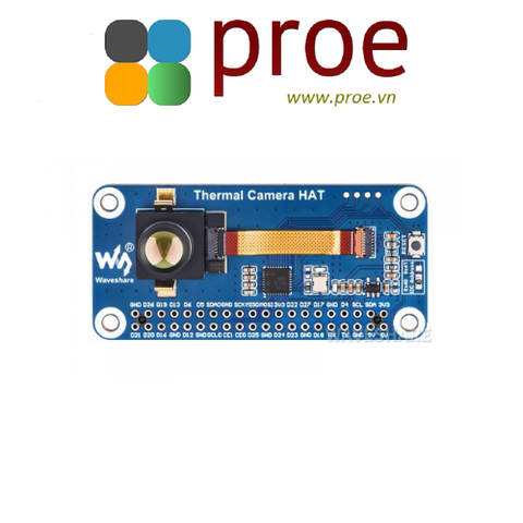 Long-wave IR Thermal Imaging Camera Module, Raspberry Pi IR Camera, 80×62 Pixels, Options for FOV and Connector