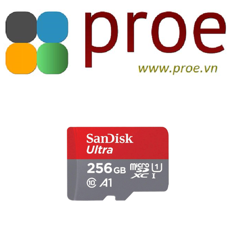 Thẻ nhớ MicroSDXC SanDisk Ultra A1 256GB 100MB/s SDSQUAR-256G-GN6MN