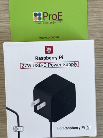 Raspberry Pi 5 Official 27W PSU Black