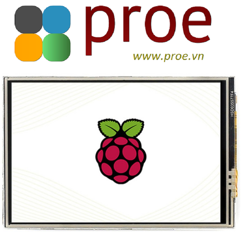 3.5inch Resistive Touch Display (C) for Raspberry Pi, 480×320, 125MHz High-Speed SPI